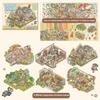 6Pcs 3D Landscape Sticker Book DIY 3D Pocket Cabin Scene Stickers  Children Gift