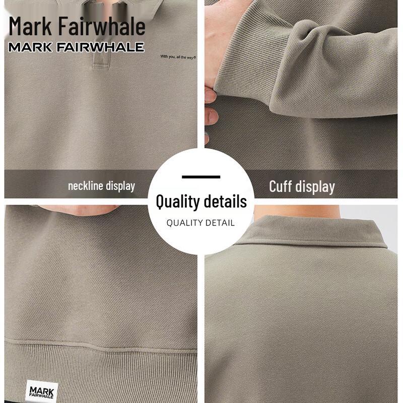 Mark Fairwhale Men's Polo Neck Long-Sleeve T-Shirt