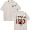 Karol G Viajando Por El Mundo Tropitour  Graphics T Shirt Unisex Women Fashion Cotton Loose Casual Vintage Washed Tshirts Tops