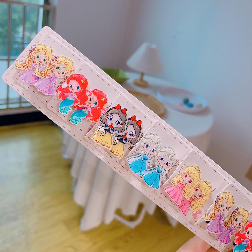 Korean Princess Mermaid Hair Clips & Ties - Cute Hair Accessories for Girls