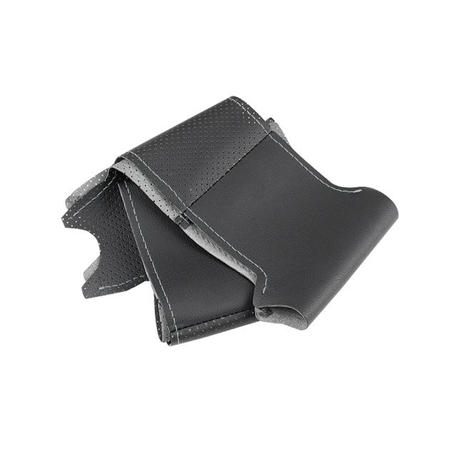 Braid Steering Wheel For Honda Civic 8th MK8 2005 2006 2007 2008 2009 2010 2011 Car Steering Wheel Hand-stitched Leather Cover