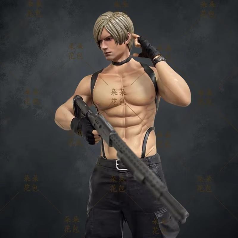 New Leon S Kennedy 3rd Generation GK Model Resident Evil Anime Game Peripheral Desktop Ornament Popular Toy Present For Anime