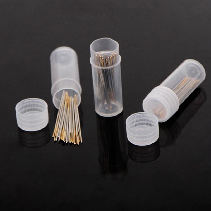 30pcs Cross Stitch Needles Gold Tail Needle Blunt Embroidery Needle Cross Stitch Needlework Tools High Quality Protable