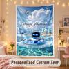 Custom Personalized Tapestry,Astro Bot Print Custom Name Text Wall Art Hanging for Bedroom