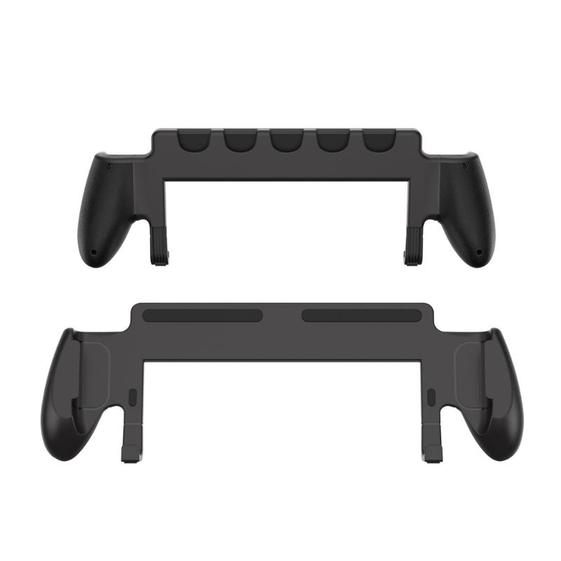 Ergonomic Grip Case with Build  In Game Card Storage & Not  Slip Protective Holder Portable Stand Grip Holder for Switch