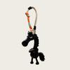 Horse Mascot Xiaohongshu, The Same Style, Day Selection, High Cold Black Horse Plush Keychain, Pony Pendant Pendant, Female