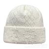 Autumn and Winter New Versatile Warm Wool Hat Men's and Women's Outdoor Pearl Knitted Ear Protection Face Small Pullover Hat Cold Hat