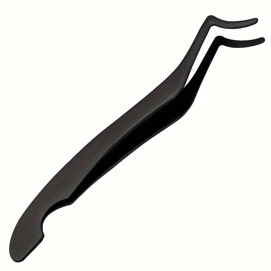 Multi-color Stainless Steel Eyelash Tweezers: New Style Round Head Safety Applicator Clamp