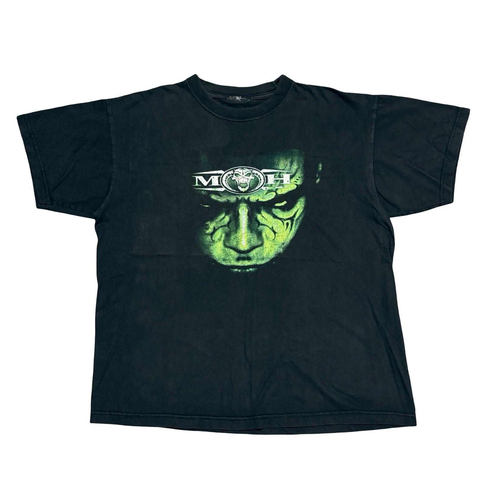 Vintage Masters Of Hardcore Shirt XL Black Y2K Gabber Techno Thunderdome Rave Unisex T-Shirt S