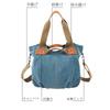 [Chikencall] Women's Casual Vintage Hobo Canvas Bag with a Stylish Striped Pattern, Large Capacity, Wallet, Top Handle, Handbag, 3-Way Canvas
