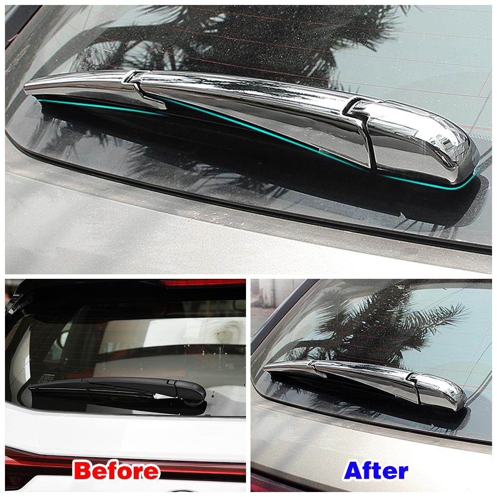 For Lexus UX UX200 UX250 2018-2022 Chrome Rear Window Wiper Cover Trim Tail Windscreen Glass Wiper Protector Sticker Car
