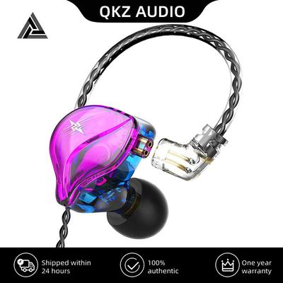 QKZ ZXT Monitor-Level Wired Gaming Earphones with Mic for Sports and Running