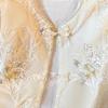 Vest 2025 New High-end Temperament Vest Embroidered Bead Disc Button Top