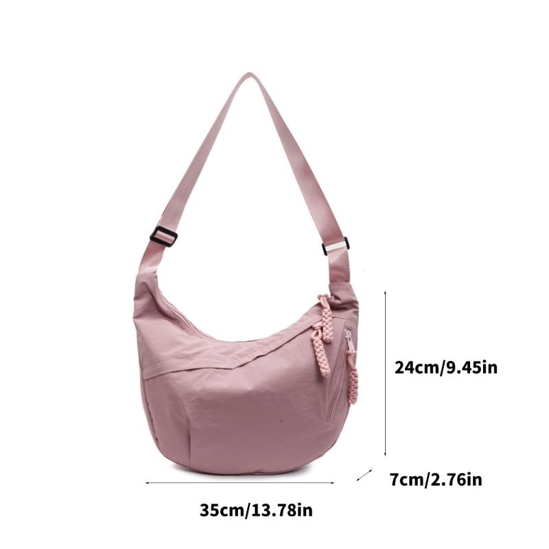 Crescent Bag Crossbody Bag Slings Bag Purses for Women Men Trendy Slouchy Dumpling Bags Half Moon Shape Shoulder Bag