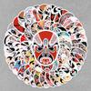 60 Peking Opera Face Painting Stickers: Chinese Style Hua Dan Cartoon for Diary, Laptop, Suitcase, Water Bottle - Waterproof Deco