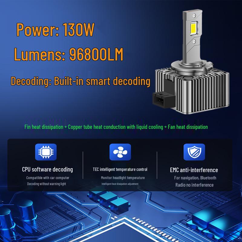 Compatible LED D2R D4R Xenon Light for Subaru Outback, XV, Forester, Crown, Eighth Gen Accord, Duke, Qashqai.