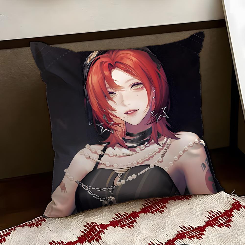 Game Anime PPath To NNowhere Cushion Cover Reversible Soft Durable Pillow Cover Home Car MultiScene Use for Daily Comfort