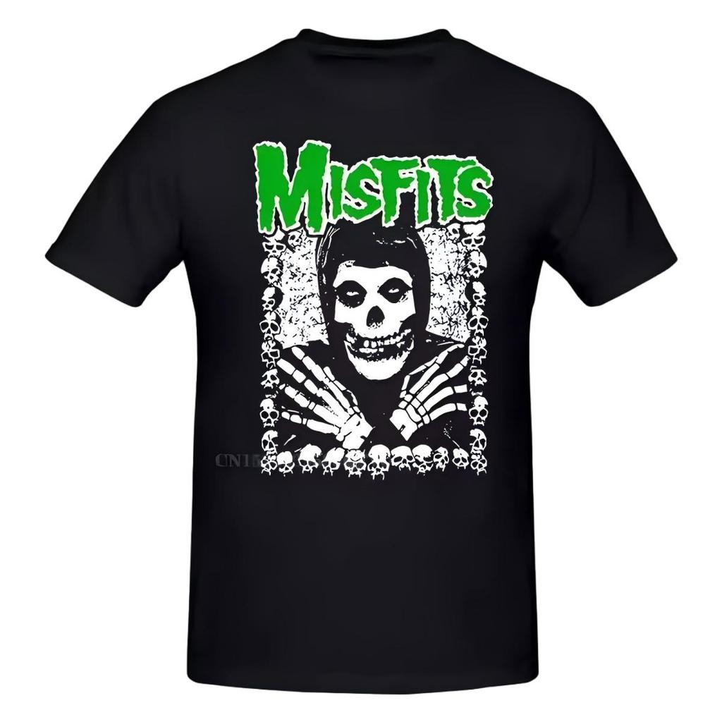 Unisex Misfits Skull Graphic T-Shirt