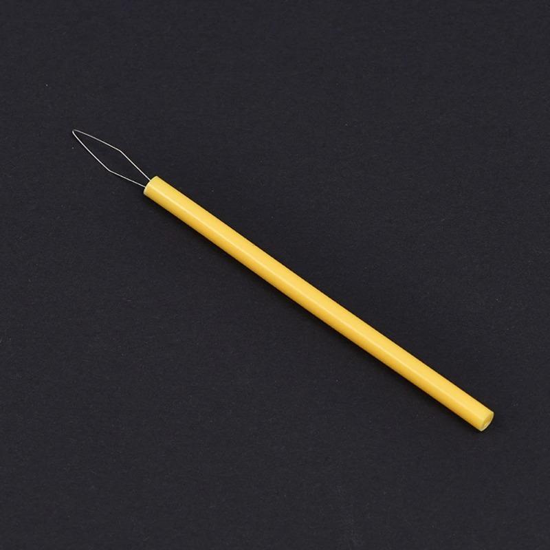 1/2 Stück Verlängertes Nadeleinfädler-Set für Nähmaschine, Handnähen, Stickerei, Perlenwerkzeug, DIY-Bastelzubehör (Gemischte Farbe)
