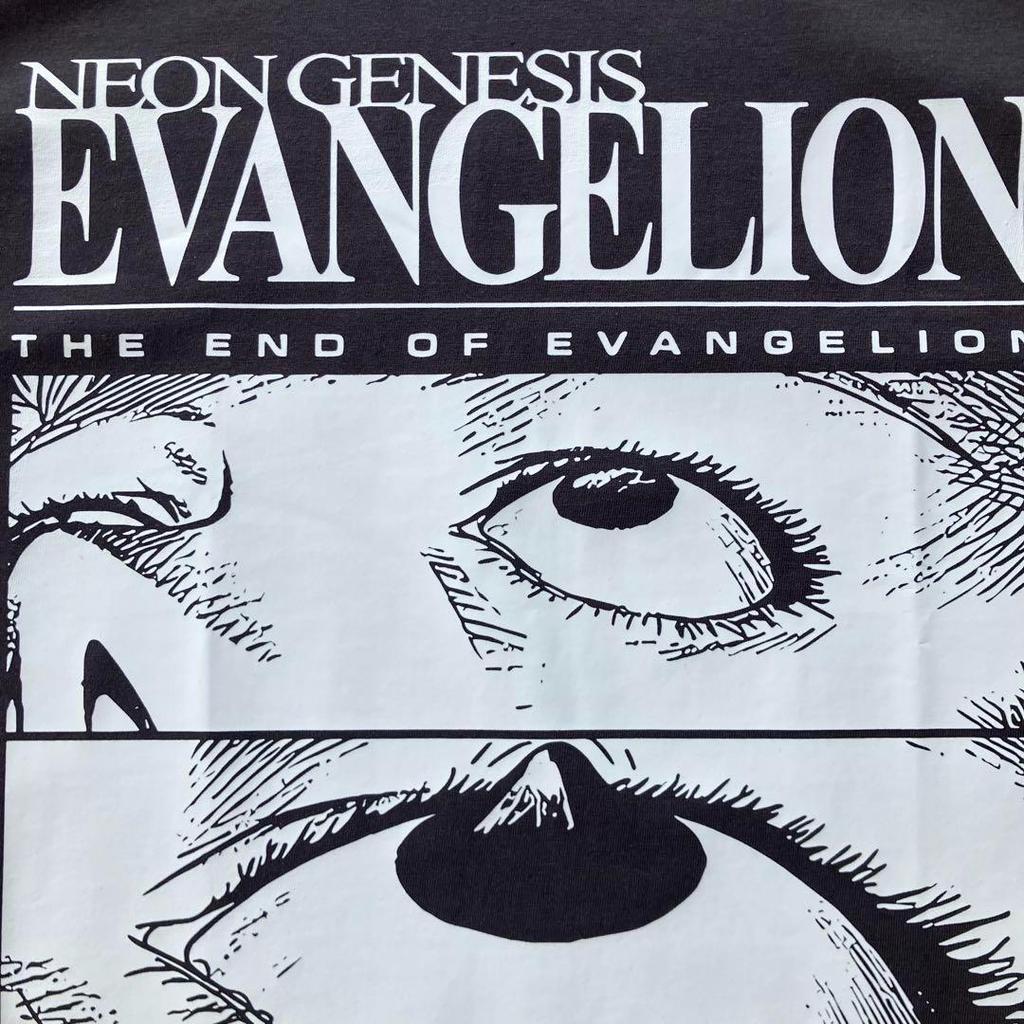 [USED] EVANGELION Anime Movie T-Shirt XL