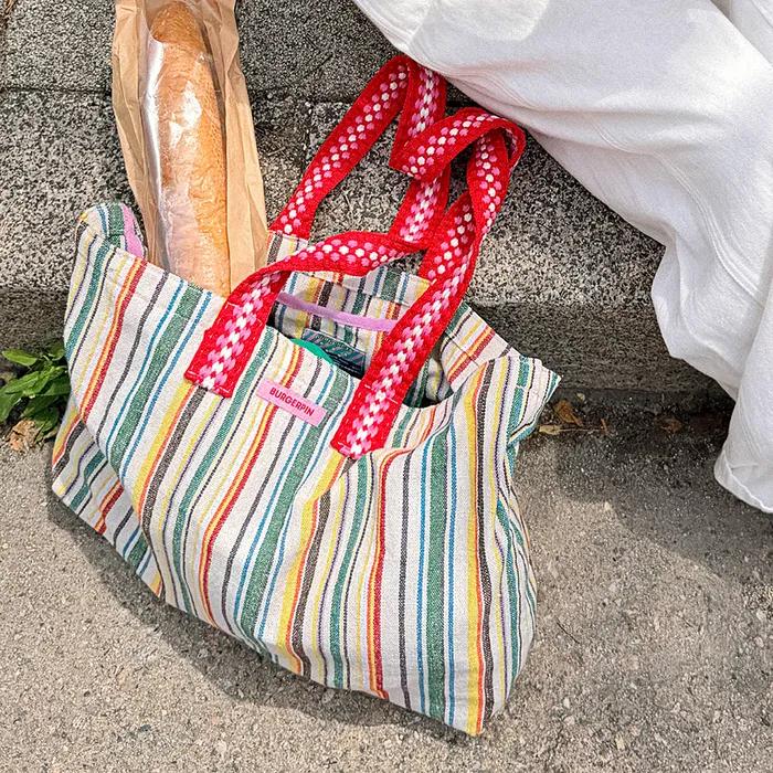 ._Burgerpin Candy Stripe Bag