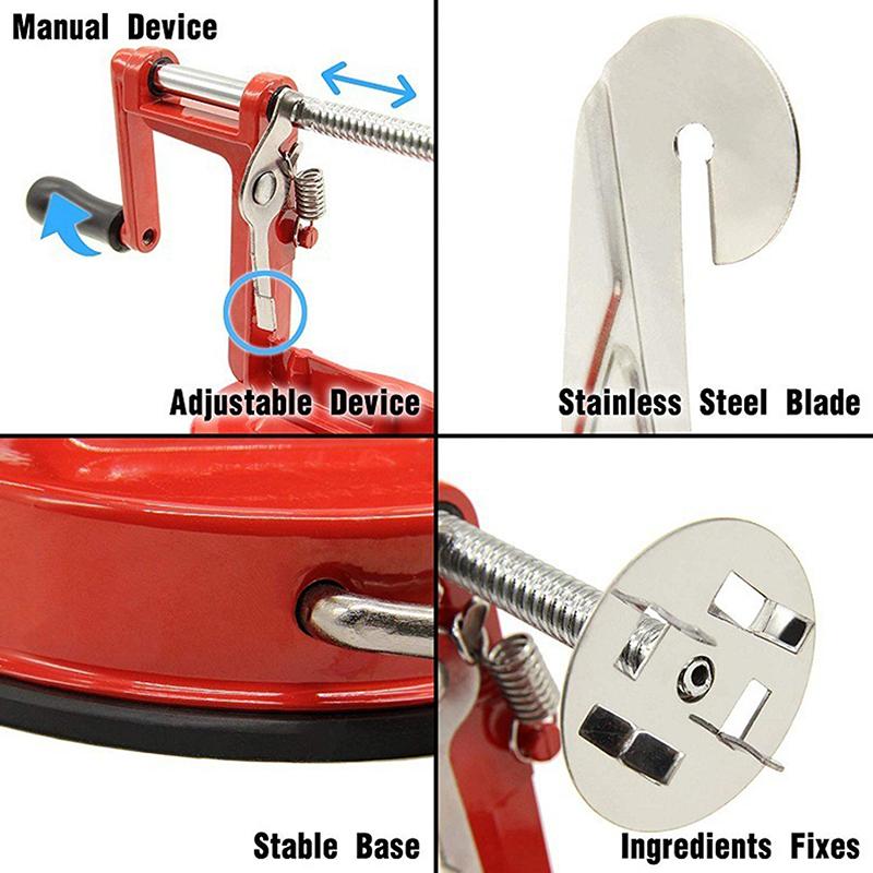 Household Multifunctional Stainless Steel Manual Potato Tower Machine Rotary Potato Chip Machine