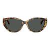 Versace Cat Eye Sunglasses With Logo Unisex Sunglasses Tortoise 0VE4495D-777