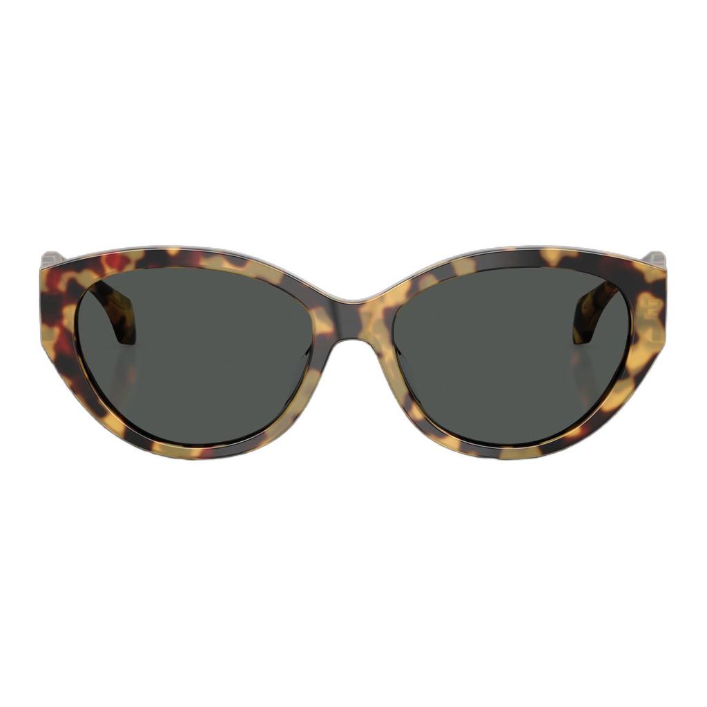 Versace Cat Eye Sunglasses With Logo Unisex Sunglasses Tortoise 0VE4495D-777