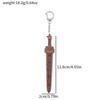 11.8cm Dark Moon Greatswor Elden's Keychain Pendant Bloodhound's Fang Cosplay Keyring Men Women Backpack Jewelry