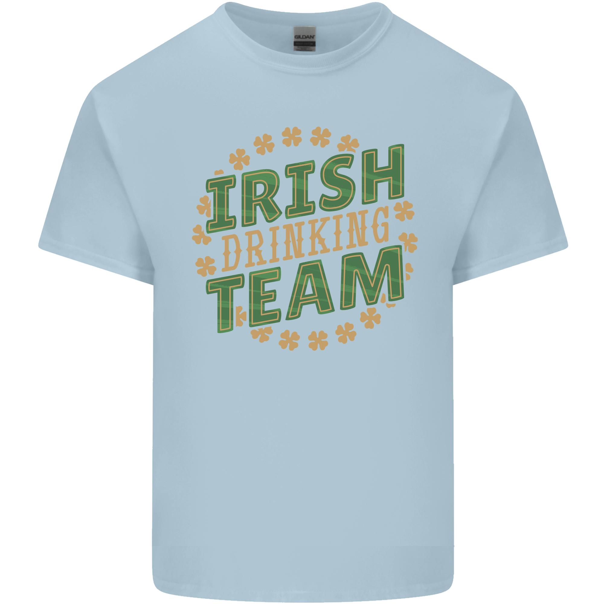 Irish Drinking Team Funny St Patricks Day Unisexs Light Cotton TShirt S