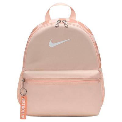 Brasilia Fabric Backpack Regular Unisex Coral Red & Apricot & Pink & Mountain White Casual DR6091-664