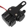 Digital Display 5V 2.1A Adapter Power Supply Motorcycle Handlebar Charger for Phone Dual USB Port Cigarette Lighter Socket
