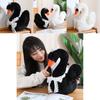 Short Swan Plush Stuffed Animal Toy Goose Sleeping Doll Room Decoration Gift Kid