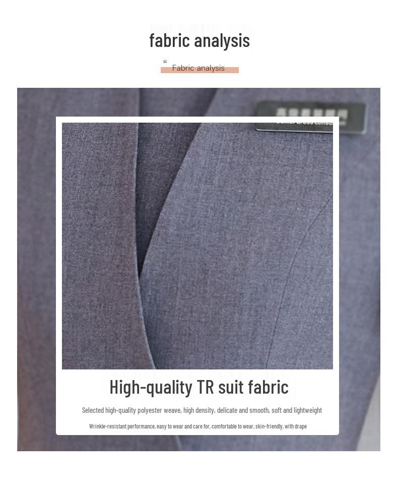 Elegant Women's Summer Short-Sleeved Suit Dress for Professional Settings