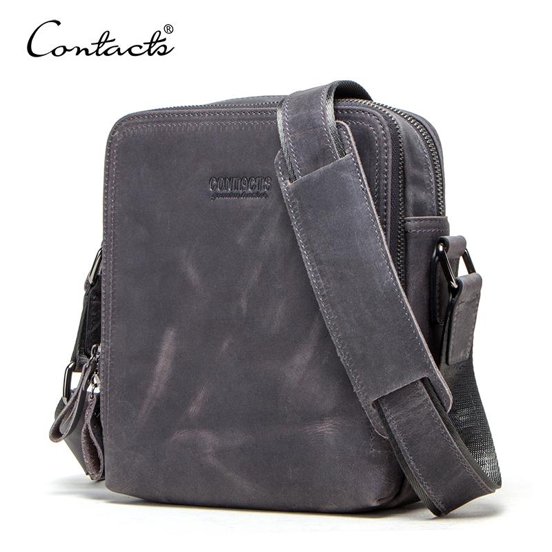 CONTACT`s īstas ādas Crossbody soma vīriešiem