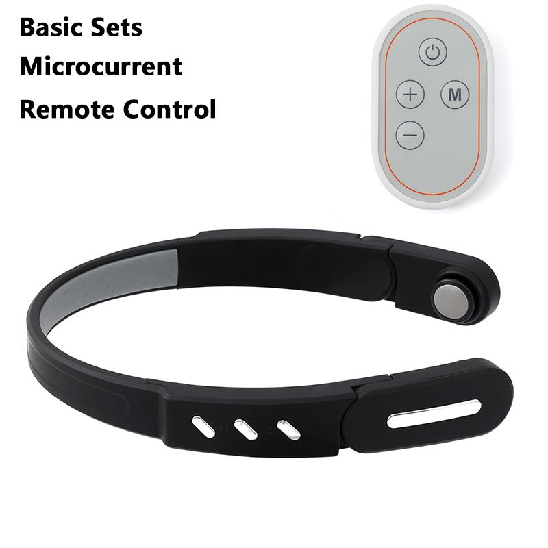 Head Temple Massager Sleep Massager EMS Micro-current Vibration Refreshing Hot Headache Head Therapy Device