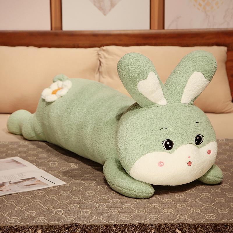 

Large Lying Rabbit Long Throw Pillow Plush Toy Doll Girl Sleeping Pinch Doll Children S Rag Doll Gift 80cm（0.8kg）
