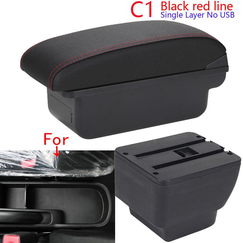 For MAZDA 2 Armrest For Mazda 2 Demio Car Armrest Box Retrofit Storage Box Car Accessories Interior Details Simple Installation