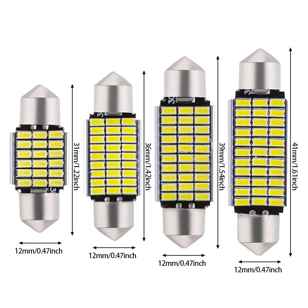C5W LED Bulbs Canbus Super Bright LED Bulb C5W C10W Car License Light Auto Interior Reading Dome Lamp 31mm 36mm 39mm 41mm