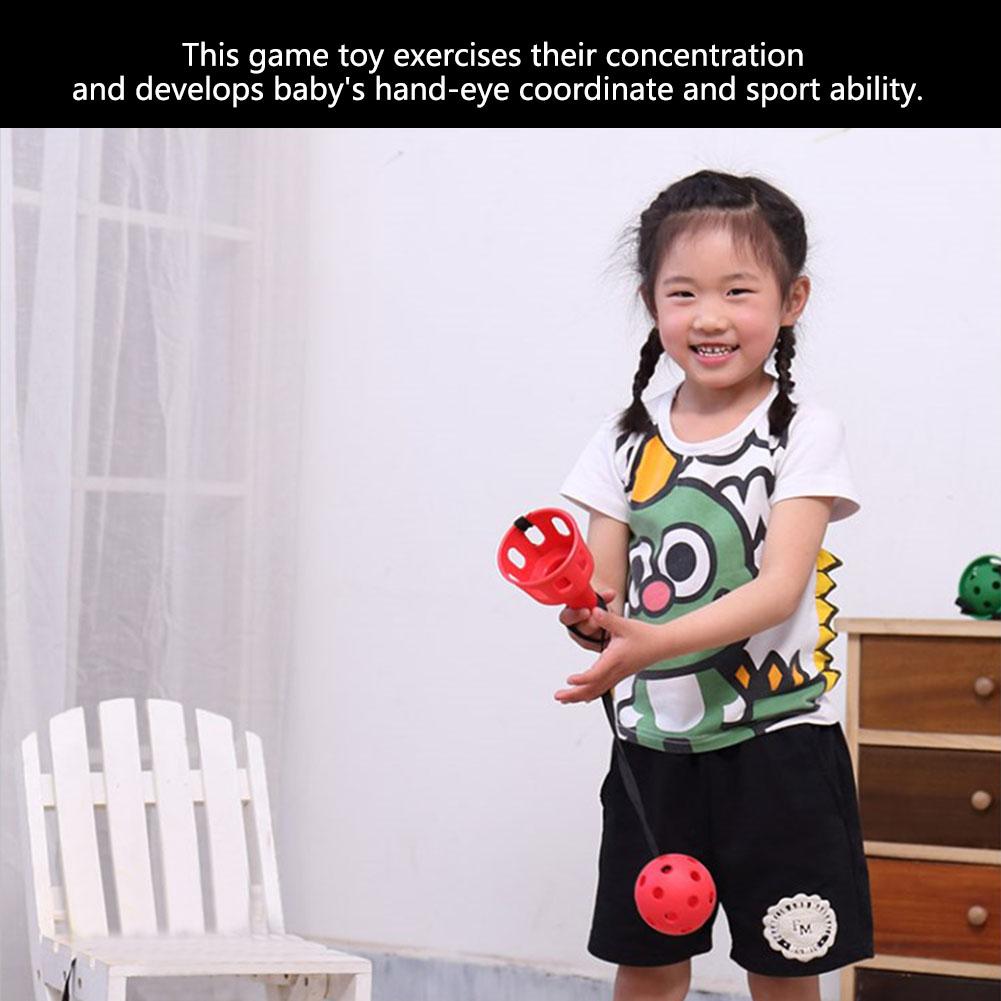 Children Throw and Catching s Game Toy Plastic Kids Sports Interactive Toys Red