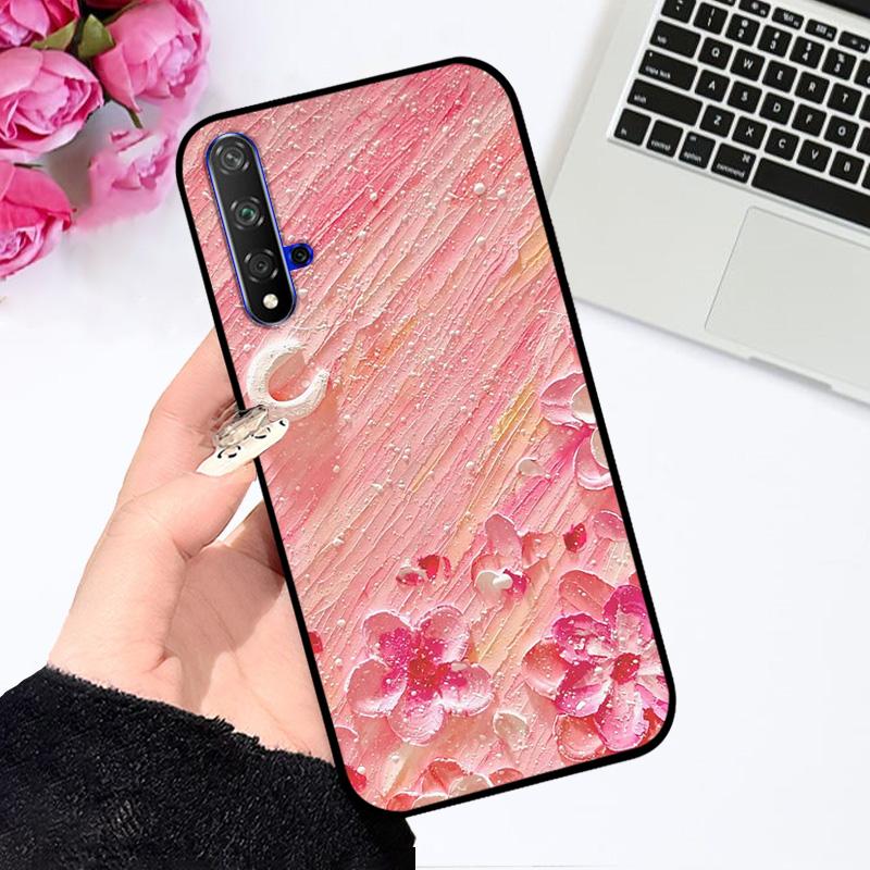 For Huawei Nova 5T Case YAL-L21 YAL-L61 Fashion Luxury Soft TPU Silicone Phone Coque Bumper For Huawei nova 5T Fundas Cover