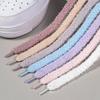 Fashion 1.3cm Wide Plush Shoelaces for Casual Shoes Sneakers Flat Shoes 80/100/120/140/160cm