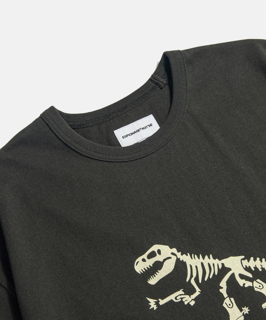 ESPIONAGE Cdc T-Rex Heavyweight Tee Vintage Black