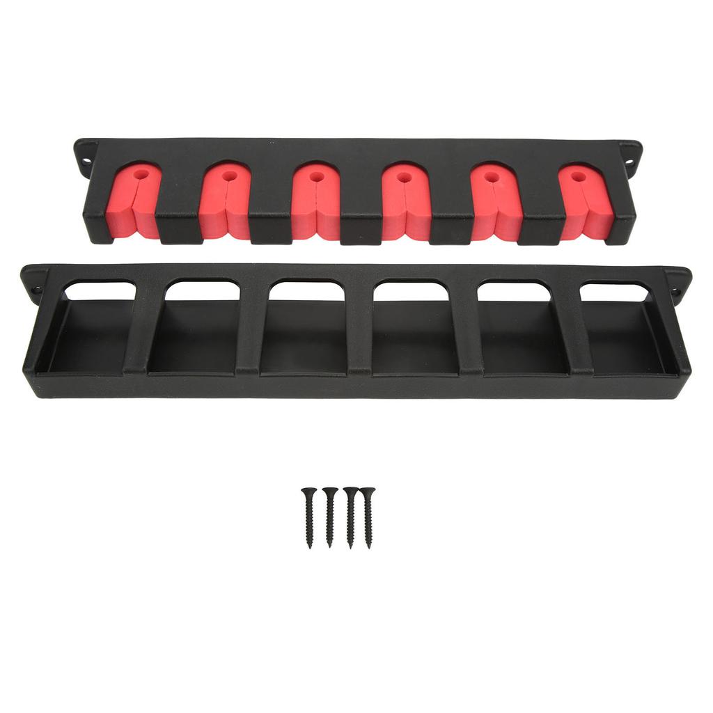 2Pcs Wall Mounted Fishing Rod Rack Orderly Storage Space Saving Anti Scratch Horizontal Fishing Rod Holder for