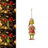Parti Ev Dekorasyonu İçin Muhteşem The Grinch Noel Ağacı Kolye Süs