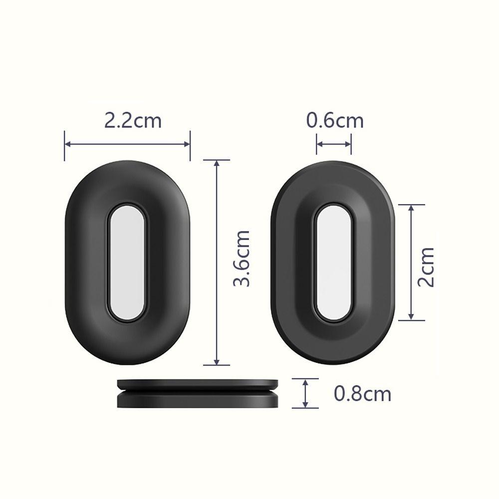 2Pcs/Set Self-Adhesive Magnetic Absorption Nanopatch  for TV Remote Controls