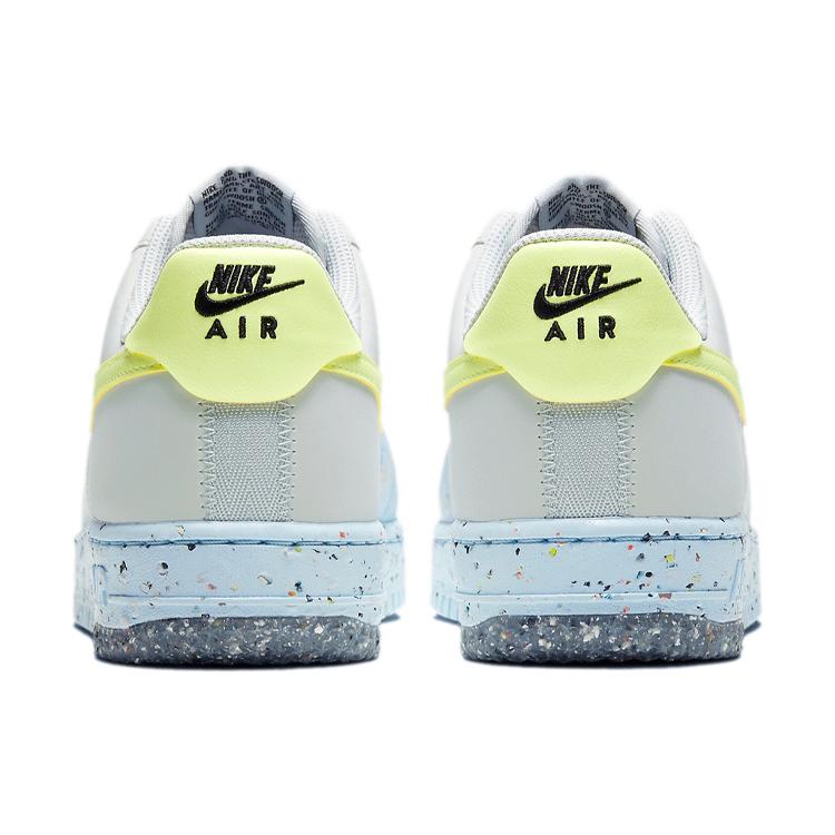 New Nike Air Force 1 Crater Pure Platinum Barely Volt Women's CT1986-001
