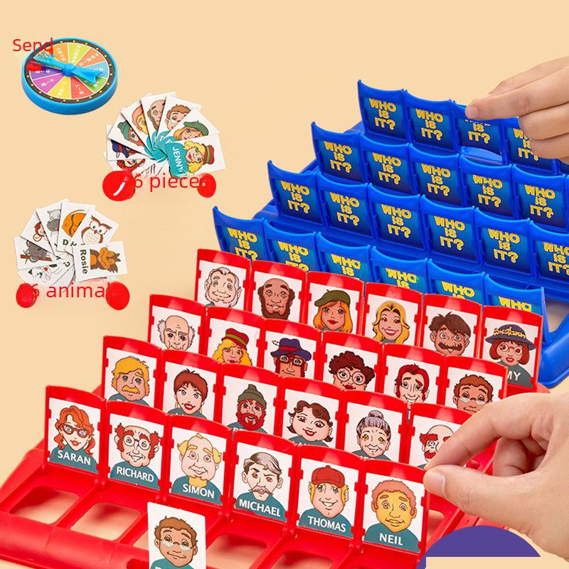 Logical Reasoning 'Guess Who I Am' Board Game - Educational Parent-Child Interactive Toy
