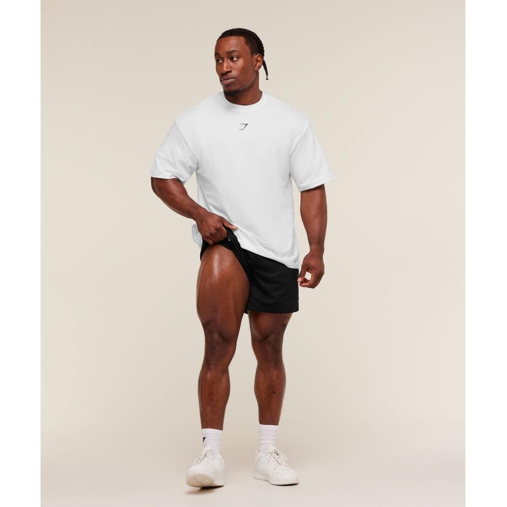 Gymshark Lifting Mesh 5  Shorts Black A4b7v Bb2j