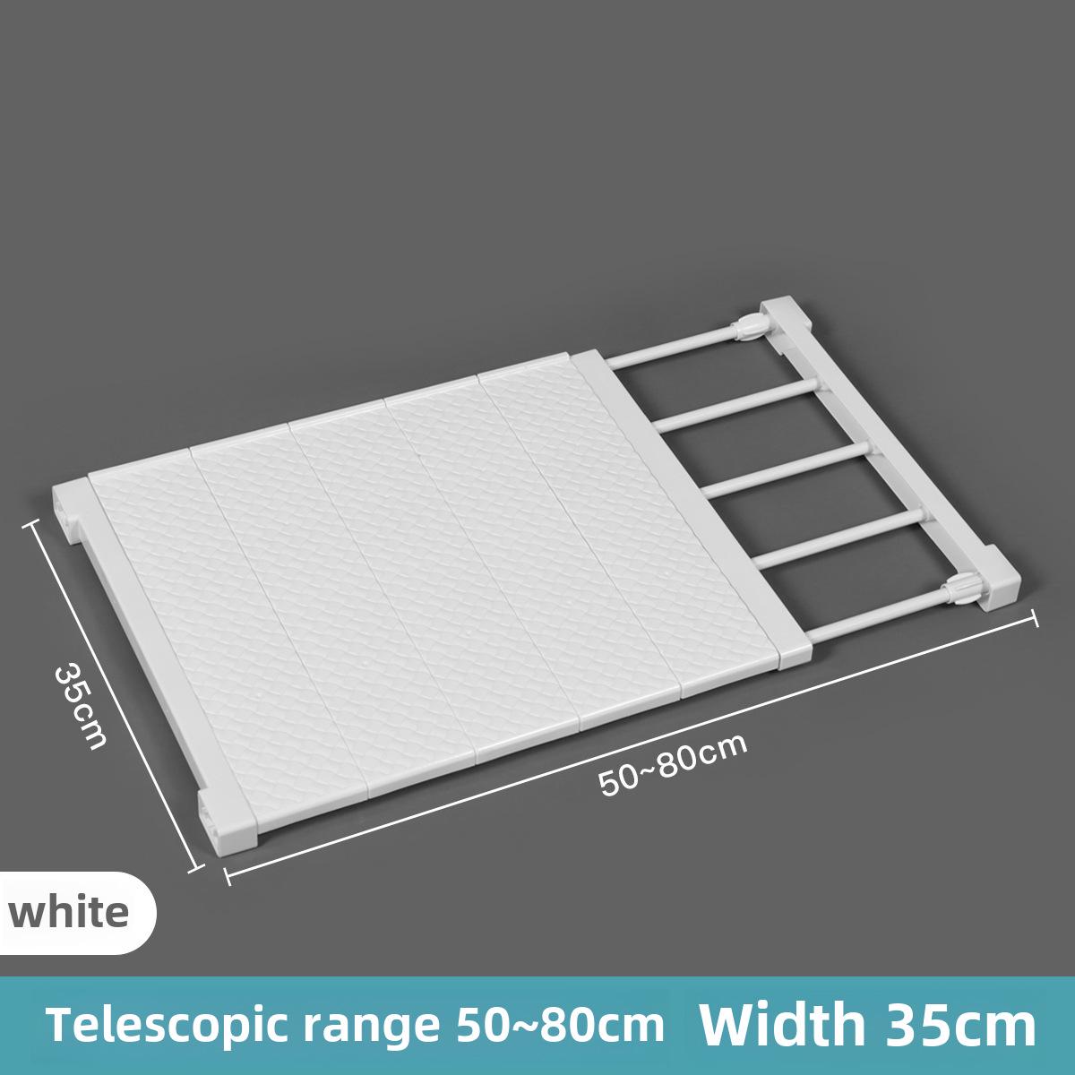 

Неклеящаяся полка для хранения перегородок в гардеробе и тумба для обуви